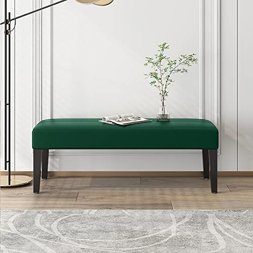 shoe storage bench ottoman Storage Benches Modern Pu Leather Bed Bench,Upholstered Entryway Shoe Bench,Rectangule Footrest Stool With Wood Legs,L