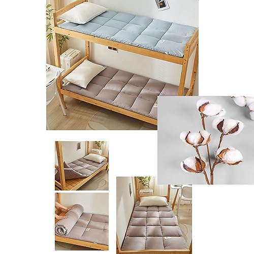 Mattress topper Folding Soft Mattress Bedding Single Double Foldable Mattress Student Mattress Cool Breathable Fluffy Soft Mattress (Color : A, S