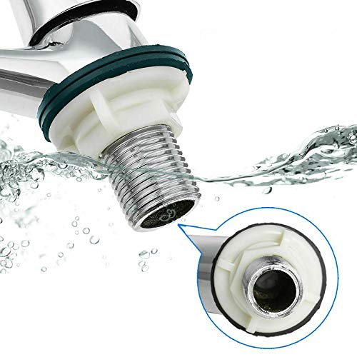 SHAFAH ® Lever Basin Sink Taps Pillar Disabled 1/4 Turn Chrome Pair 1/2" Hot Cold Set UK