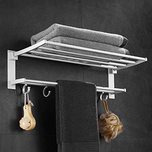N/A Towel Bar Stainless Steel Rustproof Bathroom Storage Organizer Hanger Wall Mount Contemporary Style