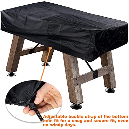 Skyour Foosball Table Cover Waterproof Outdoor Soccer Table Cover Protection Dustproof Foosball Table Covers for Game Room Universal Patio Coffee