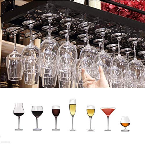 MiroDo Hanging Wine Racks Wine Glass Rack Red Wine Cup Holder Goblet Rack Bottle Rack Glass Rack Stemware Racks Vintage Style Decoration Storage