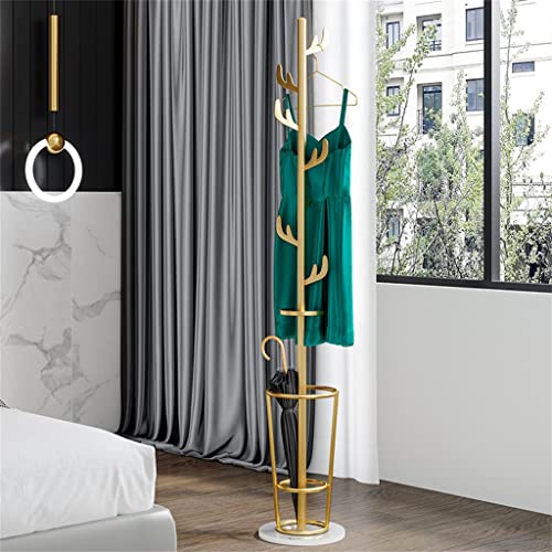 LUKEO Floor-standing creative metal coat hanger coat rack home indoor coat hanger bedroom coat rack (Color : D, Size