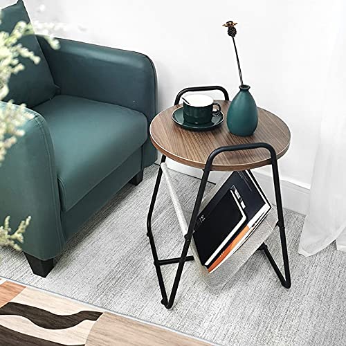 JYDQM Living Room Sofa Bedside Light Corner Tea Table Small House Rack Solid Wood Table
