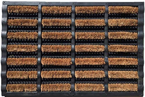 oKu-Tex Doormat, Rubber, Natural, 45 x 75 x 1,8 cm