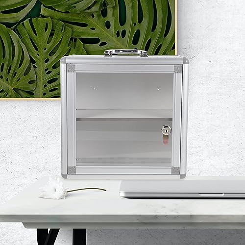 LALAFINA First Aid Medicine Storage Box Metal Medicine Case Household Medicine Cabinet Family Emergency Kit Box For Travel Car Home