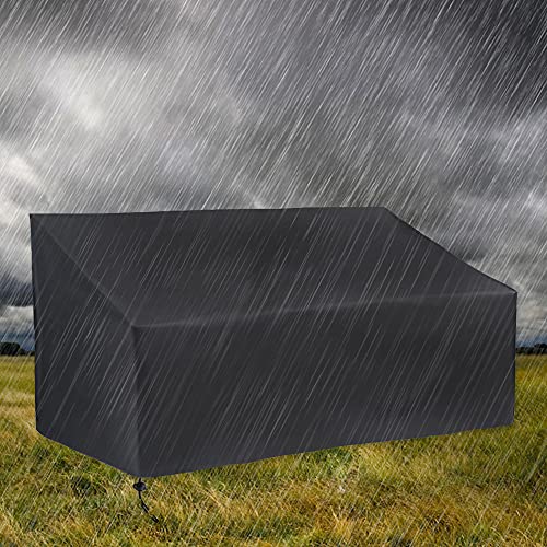 Outdoor furniture cover waterproof bench Covers 4 Seater Windproof Anti-UV outside seat covers for wooden garden furniture garden benches