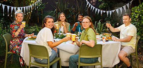 Recyclable Paper Table Cover |Summer Themed Disposable Tropical Tablecloth, Tableware Decorations Lemon & Orange Citrus Design, Alfresco Dining,