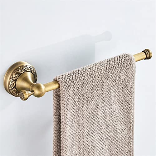 HIGOH Towel Racks, Towel Rail for Bathroom,Towel Bar,Copper Brass Hand Towel Holder Holder,Bathroom Accessories,Antique Towel Hanger