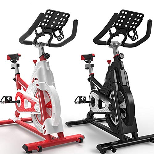 N/A Household Spinning Bike Indoor Mute Riding Sports Fitness Car Weight Loss Equipment Flywheel Full Package Safety Design (Color : Black)