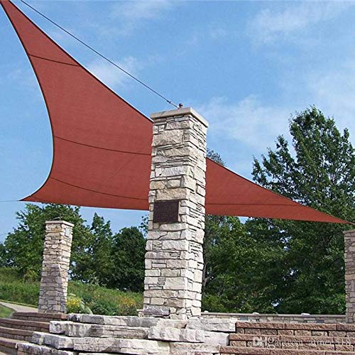 PENGMAI Sun Shade Sails Triangle UV Block Canopy Awning Cover for Patio Backyard Lawn Garden Yard Outdoor Activities