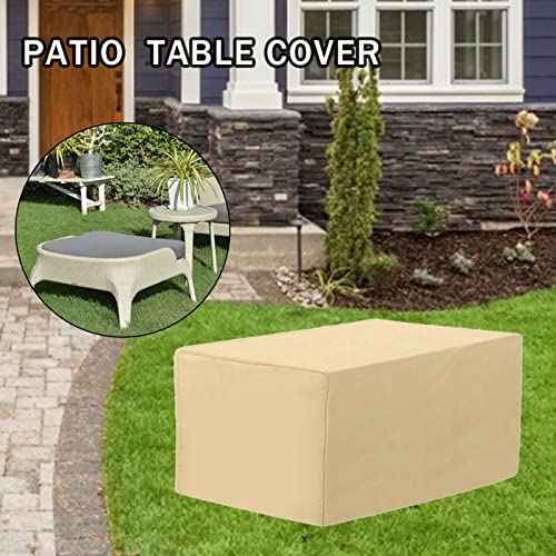 JUZHOUHUI Patio Furniture Set Cover,Heavy Duty and Waterproof Outdoor Lawn Patio Furniture Covers, Rectangle 420D Oxford Outdoor Sectional Cover,