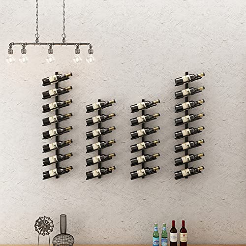 KEppd Wine Rack Wall Mounted - 6/8 Bottles Wine Rack Holder, Multipurpose Wall Mounted Organiser Storage Shelves for Bathroom Towels, Wash Clothe