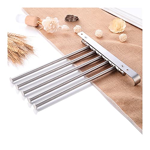 HIGOH Towel Racks,Towel Holder Towel Rail for Bathroom, Towel Bar Holder Stainless Steel Bathroom Hand Towel Holder Hanging Holder Wall Mounted M