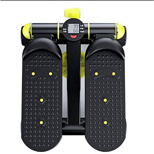 ALREMO HUANGXING - 2In1 Stepper with LCD Display, Body Sculpture Lateral Twist Stepper, Hydraulic Mini Weight Loss Slim Legs Plastic Fitness Equi
