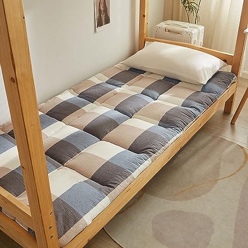 Mattress topper Folding Soft Mattress Bedding Single Double Foldable Mattress Student Mattress Cool Breathable Fluffy Soft Mattress (Color : A, S
