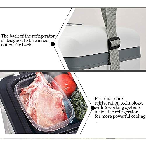 SDFGH Thermoelectric Mini Fridge Cooler and Warmer - For Home,Office, Car, Dorm or Boat - Compact & Portable