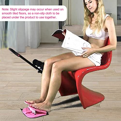 Foot Stepper Exercise Machine, Mini Stepper Trainer for Fitness Stovepipe, Leg Exercisers Peddle,Mute Folding Under-Desk Leg Workout Trainer for