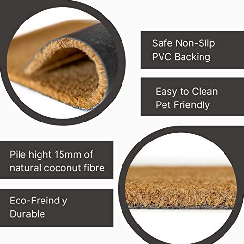 LP Doormats – coir door mat - heavy duty coir door mat - you better have wine door mat - large doormat 75 x 45cm - indoor door mat - outdoor shel