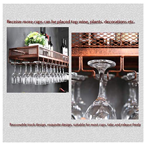 Stylish Simplicity Wall-Mounted Wine Rack Metal Simple Retro Style Multi-Function Living Room Creative Display Storage Wine Rack -Restaurant Kitc