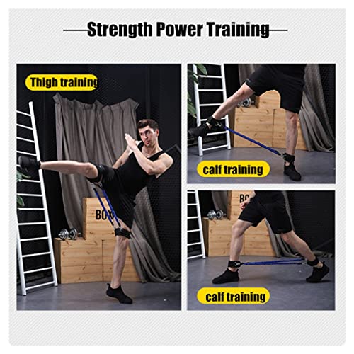 CZDYUF Fitness Thigh Resistance Band Sets Total 120 LB Football Speed and Strength Training Equipment for Leg Butt Squat Workout