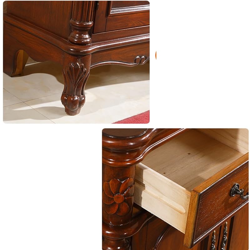 JYDQM Home Shoe Cabinet Solid Wood Locker Cabinet Vintage Storage Cabinet Door-to-door Shoe Cabinet