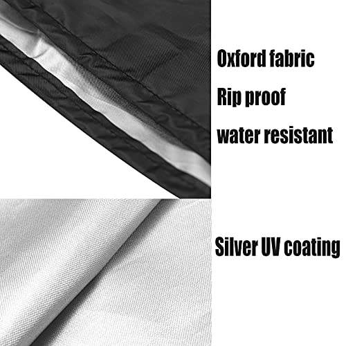 OUTLS 2 Seater Garden Bench Cover, Water Resistant Oxford Fabric Windproof, Anti-UV, Tear proof Outdoor Bench Seat Cover
