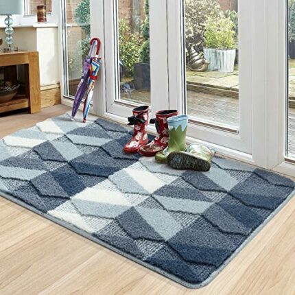 Color G Door Mats Indoor 60 x 90 cm, Non-slip Doormat Absorbent Soft Floor Mat Machine Washable Inside Dirt Trapper for Indoor, Front Back Door,