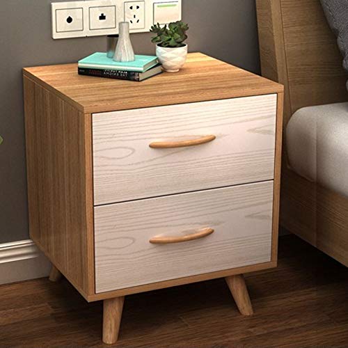 JYDQM Bedside Cabinet Mini Cabinet Simple Storage Cabinet, and Simple Double Drawer Design
