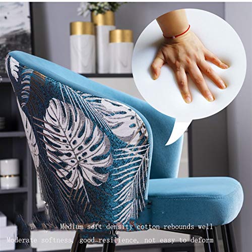 Modern Kitchen Dining Room Chairs Dining Chairs Velvet Living Room Armchair With Black Steel Legs Velvet Seat And Backrests Dining Chair (Color :