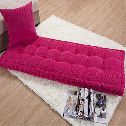 ASDF Garden Furniture Pad, Outdoor/indoor Water Thicken 2 Seater Bench And Patio Furniture Pad Cushion 40x110cm brown