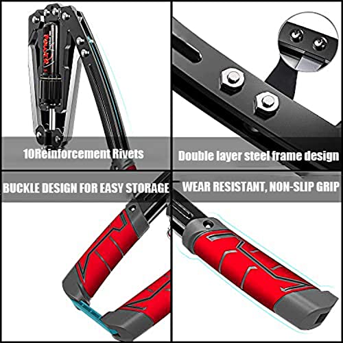 OBALY Twister Arm Exerciser - Adjustable 22-440lbs Hydraulic Power/Home Chest Expander/Shoulder Muscle Training Fitness Equipment/Arm Enhanced Ex