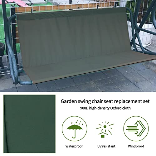 maxant Swing Seat Cover, Waterproof Garden Hammock Seat Cover, Outdoor Garden Chair Covers Bench Cover, Heavy Duty Fabric Seat Cover,Windproof an