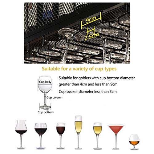 Black Wall-Mounted Wine Glass Holder Stylish Simplicity Industrial Metal Stylish Simplicity Glass Wine Glass Goblet Holder Bracket Stylish Simpli