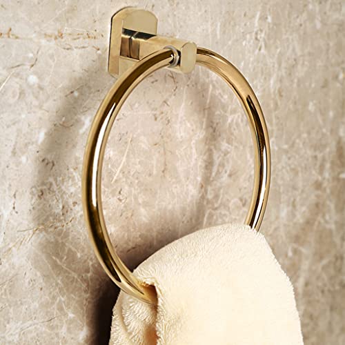 HIGOH Towel Racks,Bath Towel Holder,Bathroom Hand Towel,Bathroom Toilet Stainless Steel Towel Rack,Towel,Round Storage Shelf,Bathroom Towel Hange