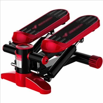 LLRYN Fitness Mini Stepper with Band, Household Gym Hydraulic Mute Stepper Multi-Function Pedal Indoor Sports Stepper Legs