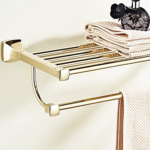 HIGOH Towel Racks,Bathroom Towel Rack Wall Mounted Towel Holder,Bathroom Accessories Towel Rack,Bathroom Shelf,Towel Holder,Bath Hardware