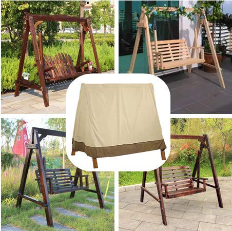 mychoose A Frame Swing Cover Garden Swing Seat Cover Waterproof Hammock Hanging Chair Cover Protector 182x139x170cm Dust Sun Proof Furniture Prot