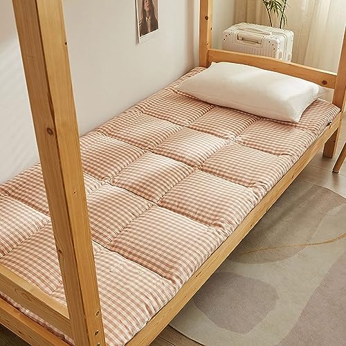Mattress topper Folding Soft Mattress Bedding Single Double Foldable Mattress Student Mattress Cool Breathable Fluffy Soft Mattress (Color : A, S