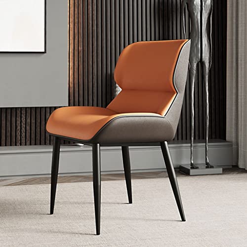 Kitchen Dining Room Furniture Chairs Kitchen Dining Chairs Set Of 2 Microfiber Leather Office Chair with Carbon Steel Metal Chair Legs for Lounge