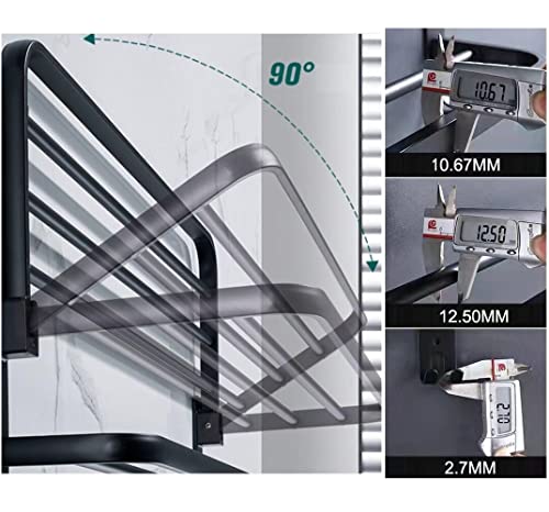 Hotel Towel Rack-XINGLO , SUS304 Stainless Steel Hanger Bar,Double Towel Bar,60cm/ 24-Inch,for Kitchen Bathrooms Lavatory Closets,Waterproof and