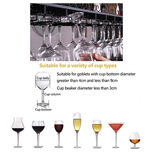 Stylish Simplicity Industrial Minimalist Stylish Simplicity Wine Rack Metal Simple Creative Multi-Function Display Storage Wine Glass Holder Adju