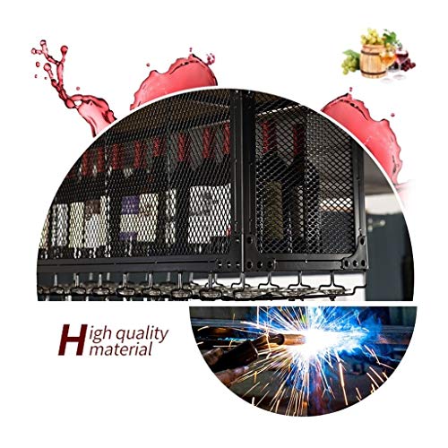 Black Wall-Mounted Wine Glass Holder Stylish Simplicity Industrial Metal Stylish Simplicity Glass Wine Glass Goblet Holder Bracket Stylish Simpli