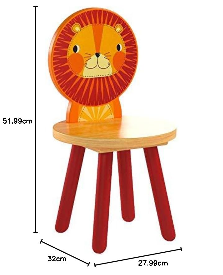 Tidlo Wooden Chair - Lion