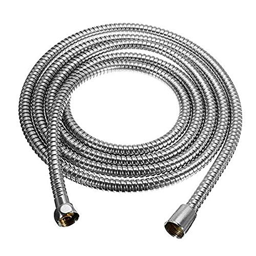 Buwico Extra Long Replacement Shower Hose 118-Inch (3-Meter), Stainless Steel