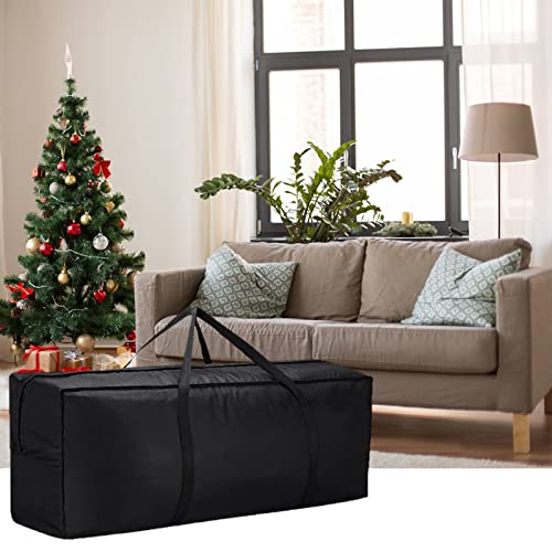 Kingling Garden Cushion Storage Bag, Waterproof Outdoor Cushion Storage Bags for Garden Furniture Cushion Storage Bag Christmas Tree Storage Bag