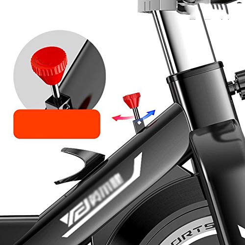 NXYJD Indoor Exercise Bike with Monitor Adjustable Seat Handlebars Cycling Spinning Bike for Home Cardio Workout Home Gym