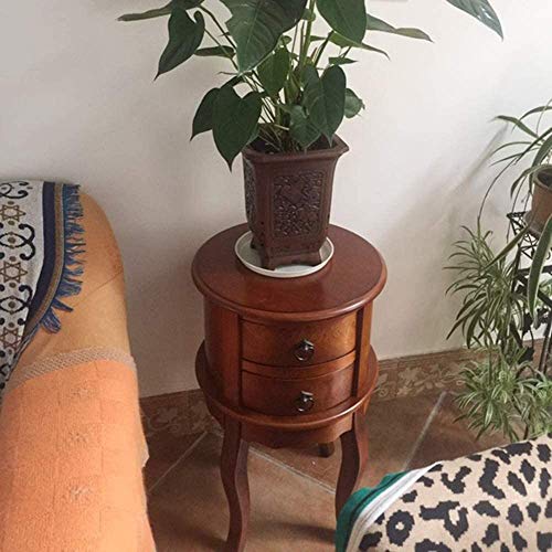 JYDQM Nordic Bedside Table Simple Bedside Small Cabinet Simple Bedroom Storage Mini Small Round Storage Cabinet