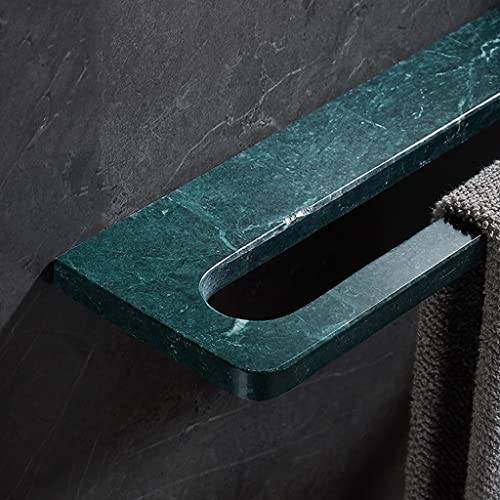 HIGOH Towel Racks,Towel Holder Towel Rail for Bathroom, Light Brass Brushed Marble Hand Towel Holder, Hotel Towel Rail, Nordic Bathroom Rack