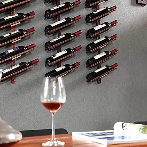 KEppd Wine Rack Wall Mounted - Wall Mounted Wine Rack, Modern Decorative Wall Mounted Wine Bottle Holder for Bathroom Towels, Wash Clothes Kitche